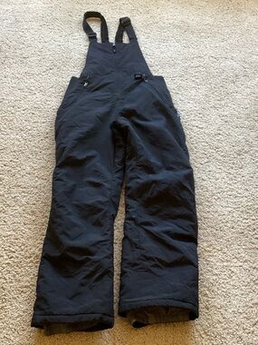 Men's Black Ski Bib Snow Pants